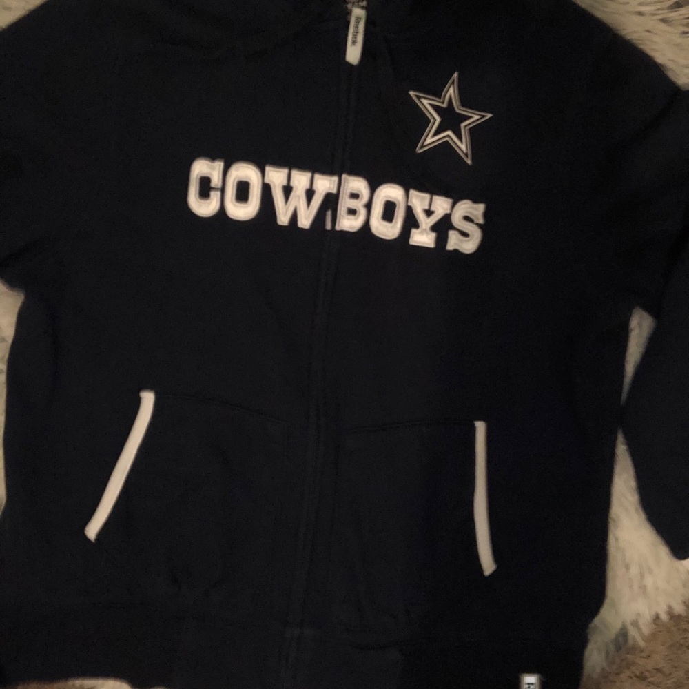 navy blue cowboy hoodie